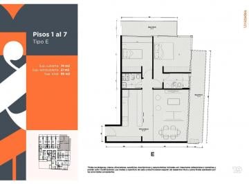 Departamento · 74m² · 3 Ambientes · Departamento - Villa Crespo