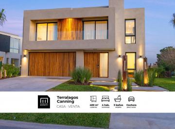 Casa · 400m² · 5 Ambientes · 2 Cocheras · Casa en Venta en Barrio Privado Terralagos, Canning