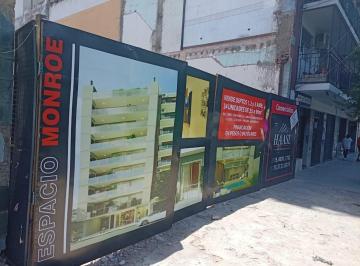 Terreno · 380m² · Lote 8,66 X 44 con Planos Aprobados Av Monroe 4443 V. Urquiza