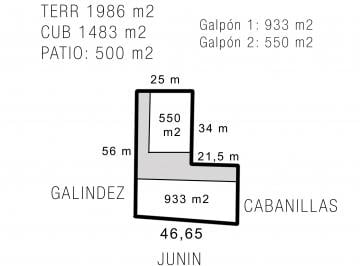 Bodega-Galpón , Córdoba · Galpon San Vicente Cordoba Galindez Esquina Junin