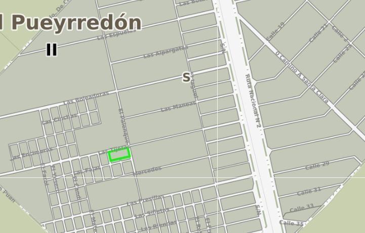 Lote 13213 m² en esquina cerca de ruta
