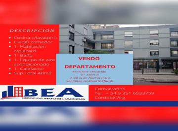 Departamento de 3 ambientes, Córdoba · Vendo Departamento