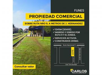 Terreno · 200m² · Terreno Comercial Sobre Ruta Nro 9
