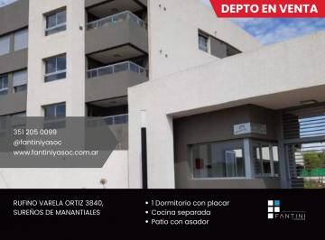 Departamento de 3 ambientes, Córdoba · Sureño de Manantiales // Depto // 1 Dorm // Pb // Patio C/ Asador