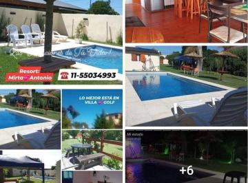Dueño Directo: alquiler x dia casa Duplex con Pileta para 8 Personas.  U$S 100 x · Alquiler Duplex en La Costa Villa Golf Miramar con Pileta Quincho Garage y Gran