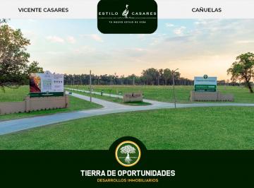 Terreno , Cañuelas · Terreno en Venta de 600 m² Ubicado en Vicente Casares