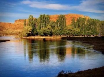 Campo , Las Plumas · Campos Las Plumas de 59.000 Has con 12 Km de Costa del Río Chubut - Chubut Pcia