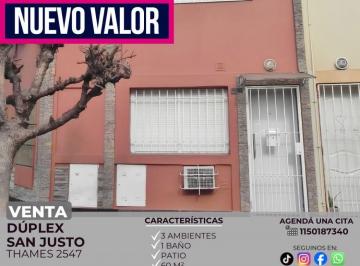 RUS-RUS-8724_2 · Venta Departamento 3 Ambientes San Justo