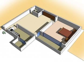 Departamento de 2 ambientes, La Paternal · Depto 2 Ambientes