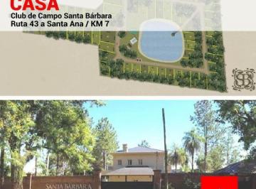 Casa · 190m² · Casa en Sobre Ruta 43 B° Privado Santa Barbara