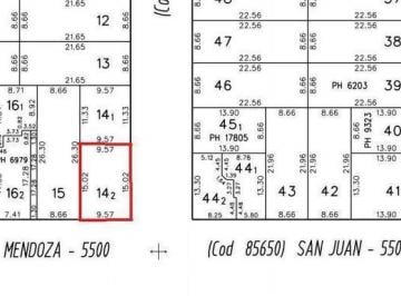Terreno · 143m² · Terreno en Venta Ubicado Sobre Calle Mendoza 5500 en Barrio Azcuénaga