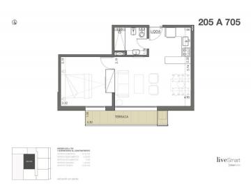 Departamento · 32m² · 1 Ambiente · Departamento - Palermo