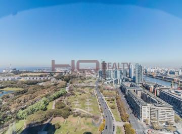 Departamento de 4 ambientes, Puerto Madero · Alquiler, piso en Mulieris, Moderna Torre, con Vista Al Río y a La Ciudad.