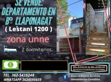 Departamento · 100m² · 3 Ambientes · Se Vende: B° Llaponagat Dpto. de 2 Dorm. Zona Unne