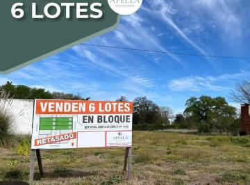 Terreno · 2301m² · Venta - 6 Lotes en Bloque Sobre Ruta 205 - Lobos