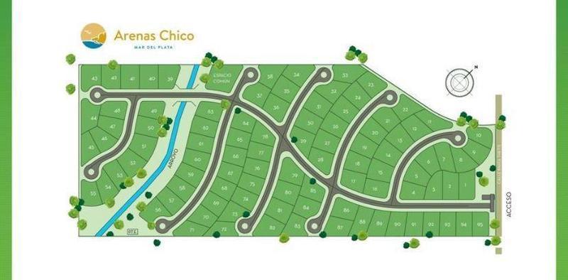 Lote 700m² en barrio privado Arenas chico