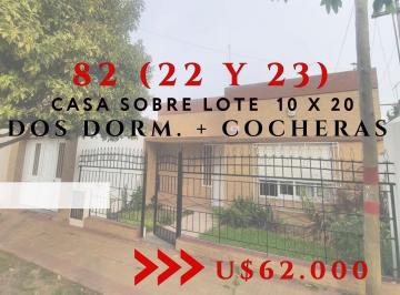 Casa de 5 ambientes, La Plata · 82 (22 y 23) Casa 2 Dorm. + Cochera