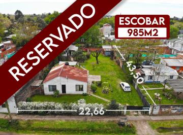 Casa · 132m² · 6 Ambientes · 5 Cocheras · Casa con Gran Terreno - 985 m² - Belén de Escobar