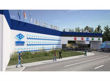 Ingreso Principal · Galpon - Micro Parque Industrial - a Estrenar: 1700 m² Cubiertos - 4000 m² Terreno