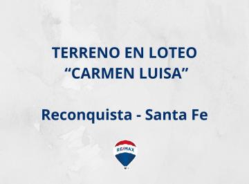 Terreno · 304m² · Se Vende Terreno en - Carmen Luisa - Reconquista