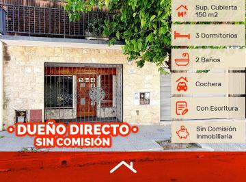 Frente · Dueño Vende Casa 3 Dorm. Barrio Pueyrredon