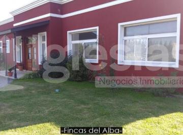 Casa · 280m² · 6 Ambientes · 2 Cocheras · Excelente Propiedad en Fincas del Alba Sobre Lote de 2640 m
