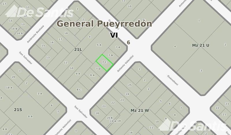 Lote 201m², zona E2. Todos los servicios, sobre asfalto.