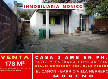 Casa · 65m² · 2 Dormitorios · 1 Cochera · Venta Casa 3 Amb en PH en Moreno