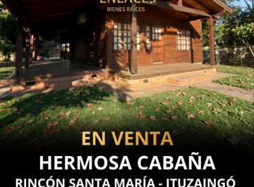 Campo · 60m² · 4 Ambientes · Cabana en Country Rincon Santa Maria