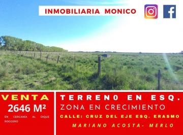 Terreno · 2646m² · Terreno en Venta de 2646 m² Mariano Acosta