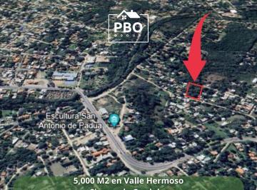 Terreno · 5000m² · Terreno Valle Hermoso Cordoba 5000 m² Zona Ingreso Sur