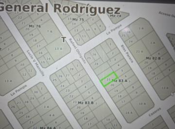 Terreno · 10m² · 1 Ambiente · En Venta Lote de Terreno en General Rodriguez Dentro de Barrio Solares del Oeste Excelente Ubicació