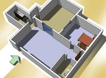 Departamento de 2 ambientes, La Paternal · Departamento de 2 Ambientes con Patio Cubierto, Sobre Av