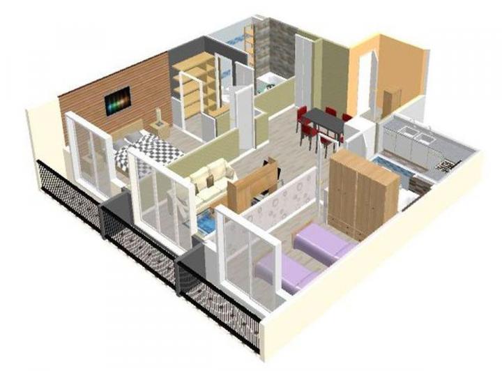Departamento · 84m² · 3 Ambientes