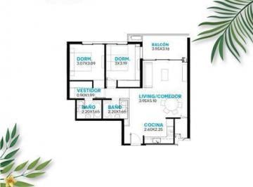 Departamento de 3 ambientes, Tigre · 2 Dorm. Vista Laguna en Remeros Beach