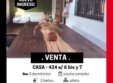 Casa de 6 ambientes, La Plata · 424 Entre 6 Bis y 7 - Villa Elisa. Gran Oportunidad!