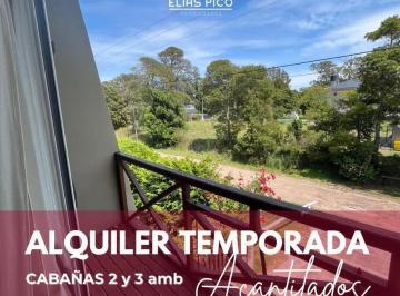 Casa · 50ha · 3 Ambientes · 1 Cochera · Alquiler Temporada Cabañas en Acantilados Mdp