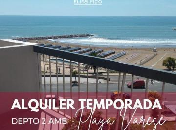Departamento · 43m² · 1 Dormitorio · Alquiler Temporada 2 Amb Vista Al Mar - Playa Varese Mdp
