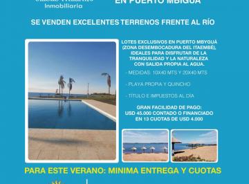 Terreno , Posadas · Venta Terreno de 40 m² en Venta en Posadas, Terreno con Playa Propia