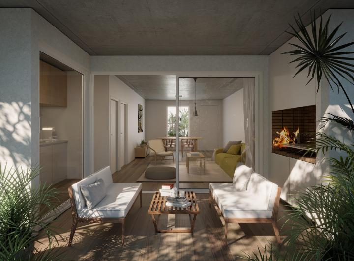 Desarrollo horizontal , Saavedra · Proyecto Bambu Melian