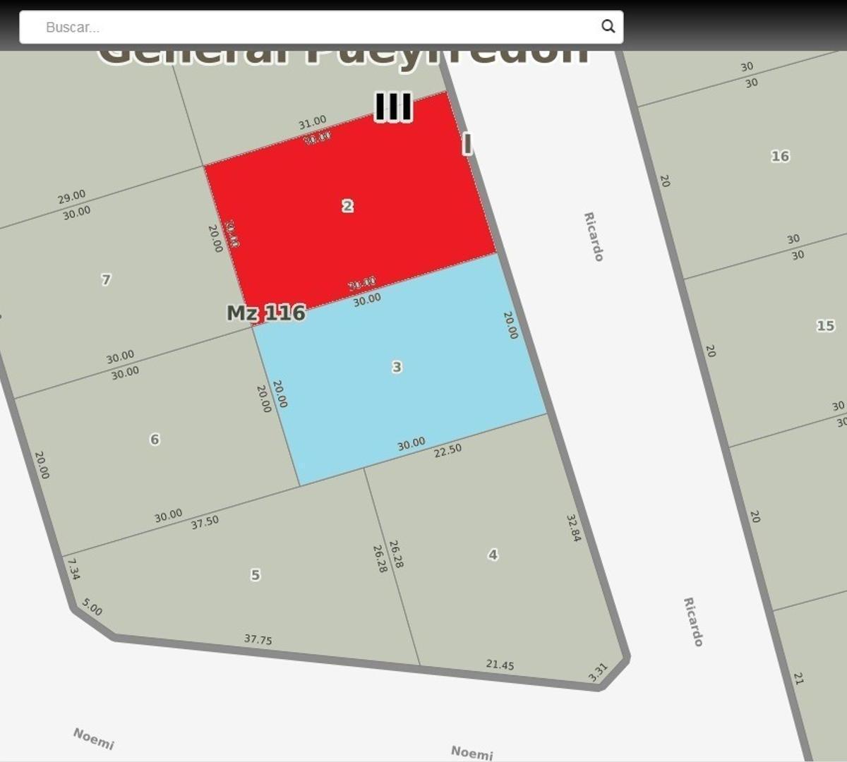 Lote en Sierra de los Padres de 600 m²