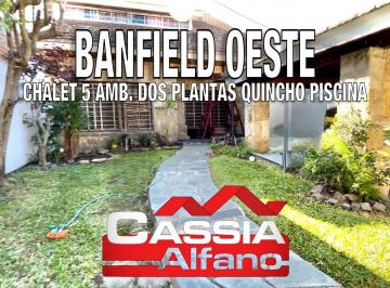 Casa · 200m² · 5 Ambientes · 3 Cocheras · Casa - Banfield Oeste
