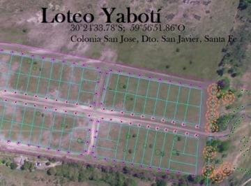 Terreno · 80320m² · Terrenos en Loteo Yaboti, Colonia San Jose, San Javier, Sta Fe