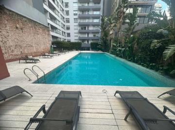 Departamento de 2 ambientes, Núñez · Depto 2 Amb y Cochera en Torre de Categoría, Toilette, Balcón con Vista a Piscina, Excel Amenities