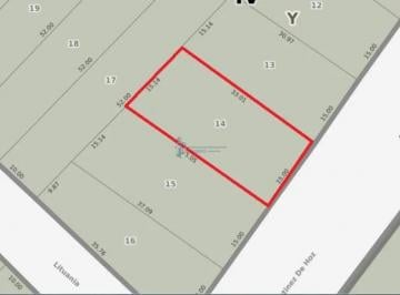 Terreno · 510m² · Lote Sobre Costa, Opcion Lindero de Iguales Medidas con 4 Departamentos Chicos, (Valor del Block 250