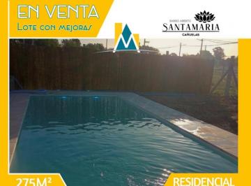 Terreno · 275m² · Terreno en Venta - Cañuelas - Barrio Abierto - Pileta