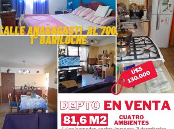 Departamento de 4 ambientes, San Carlos de Bariloche · Depto Calle Anasagasti Al 700