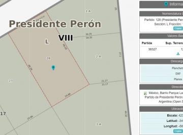 Terreno · 1200m² · Lote 28, Mza 17, en Venta en Parque Las Naciones, Guernica