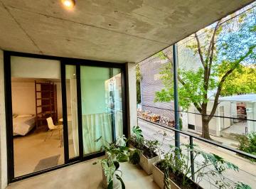 Departamento de 1 ambiente, Núñez · Monoambiente Moderno con Patio 10 m², Nuñez