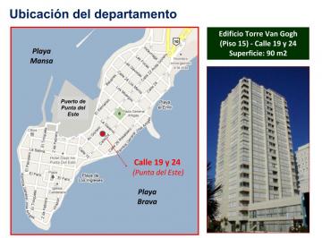 Departamento · 90m² · 3 Dormitorios · 1 Cochera · Departamento 4 Ambientes - Punta del Este